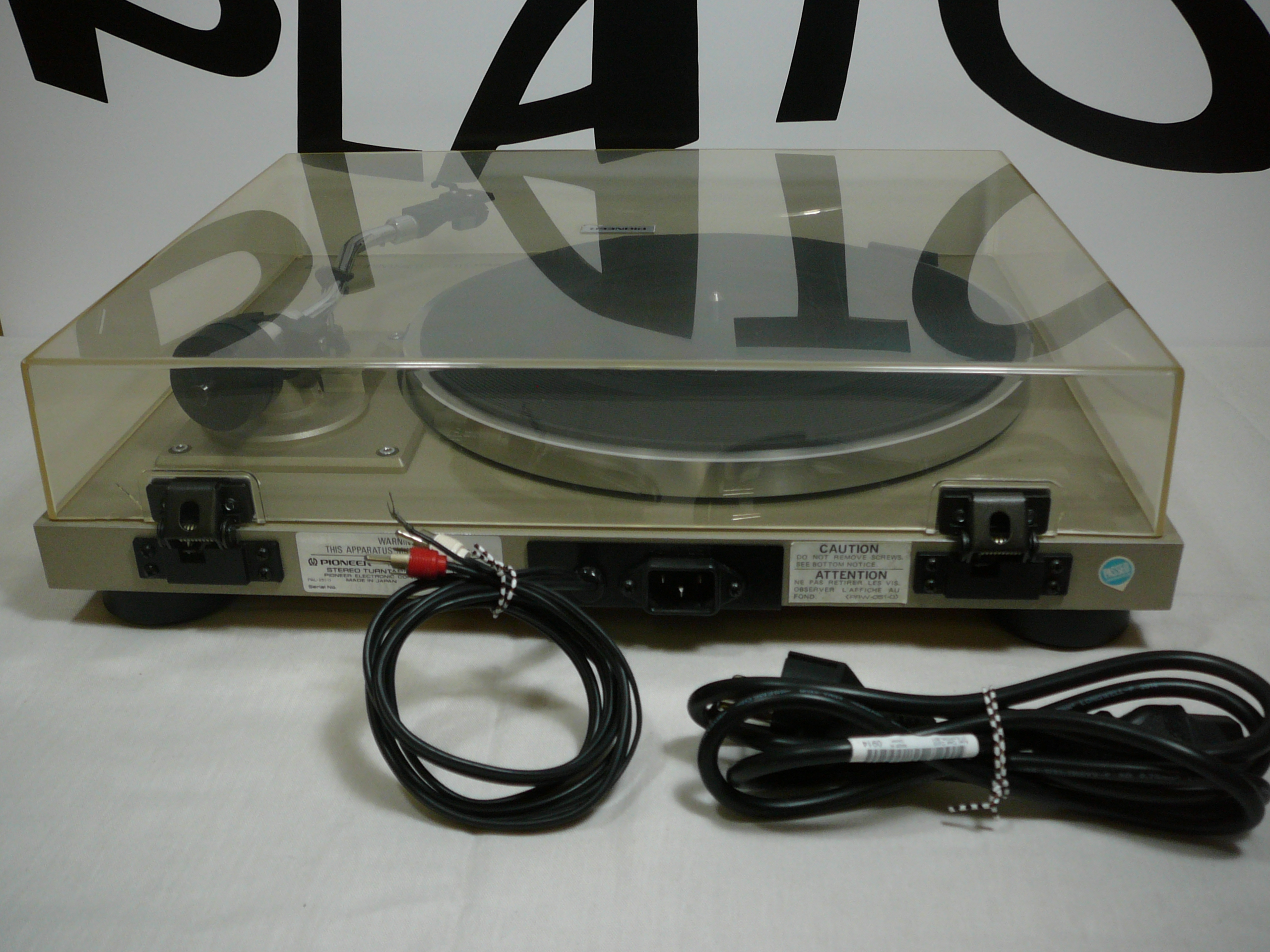 Courroie Plate Compatible Tourne-disque Pioneer PL-512 X - Remplacement Identique à L'originale