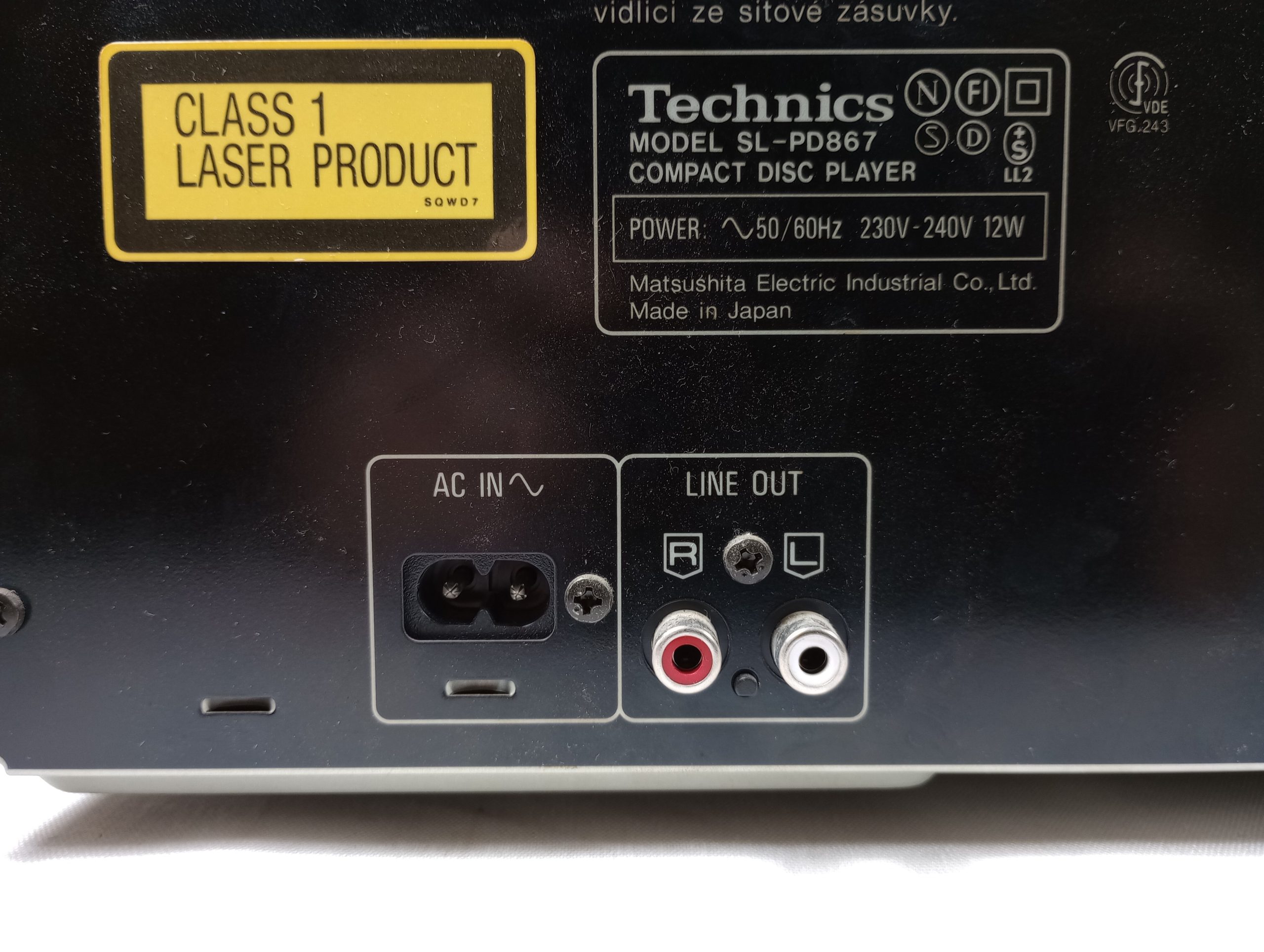 Technics SL-PD867 Compact Disc Changer - Afbeelding 4