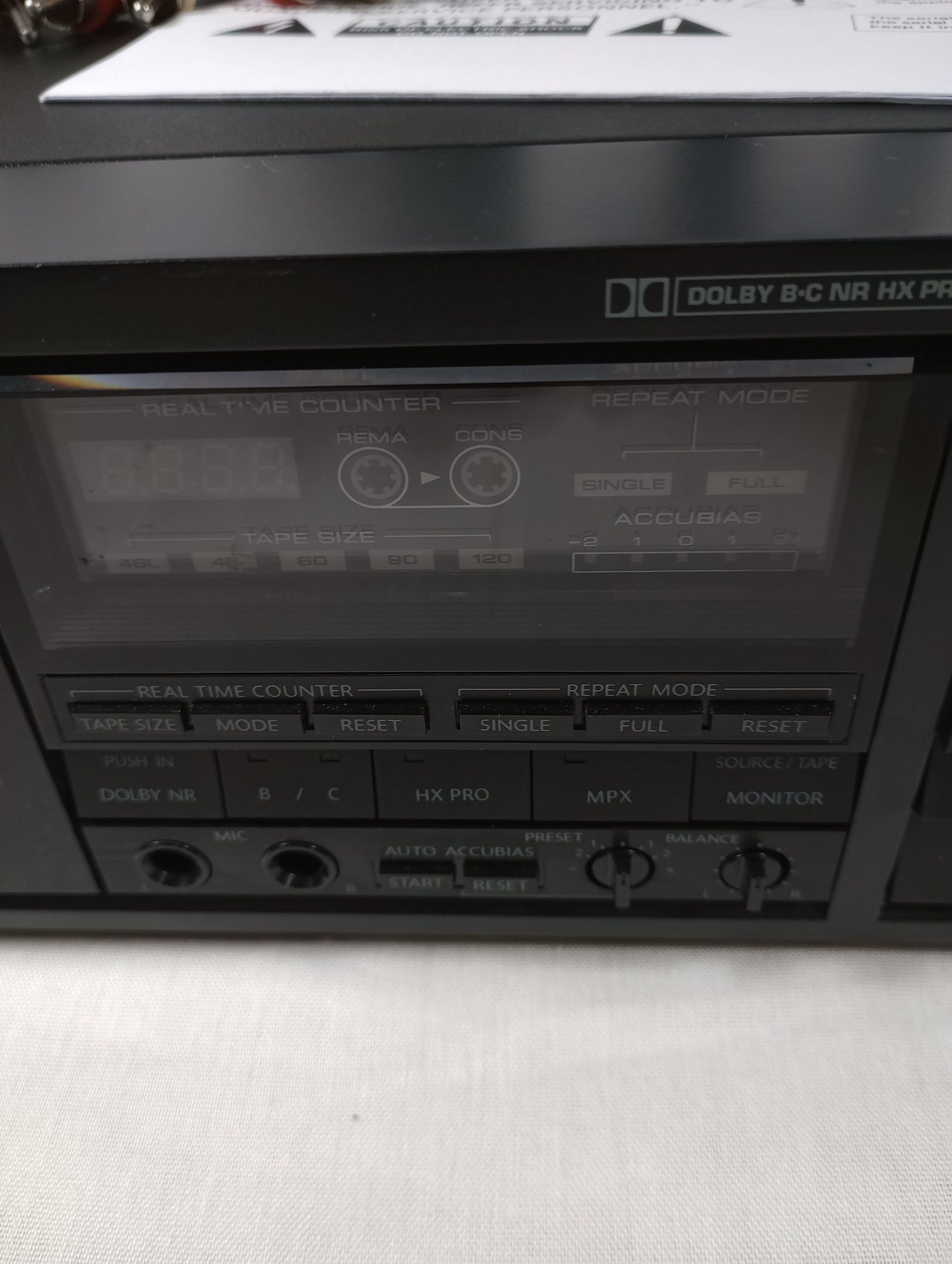 Onkyo TA-2058 cassette deck - Afbeelding 5