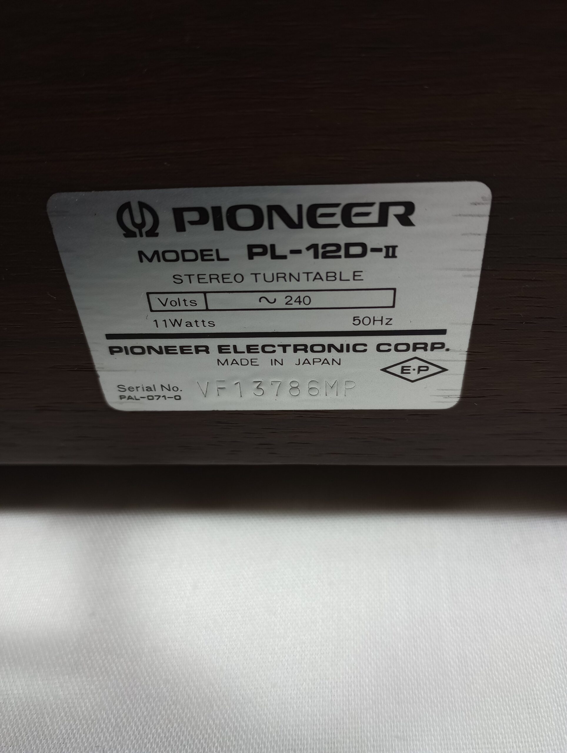 Pioneer PL-12-D mkII - Afbeelding 8