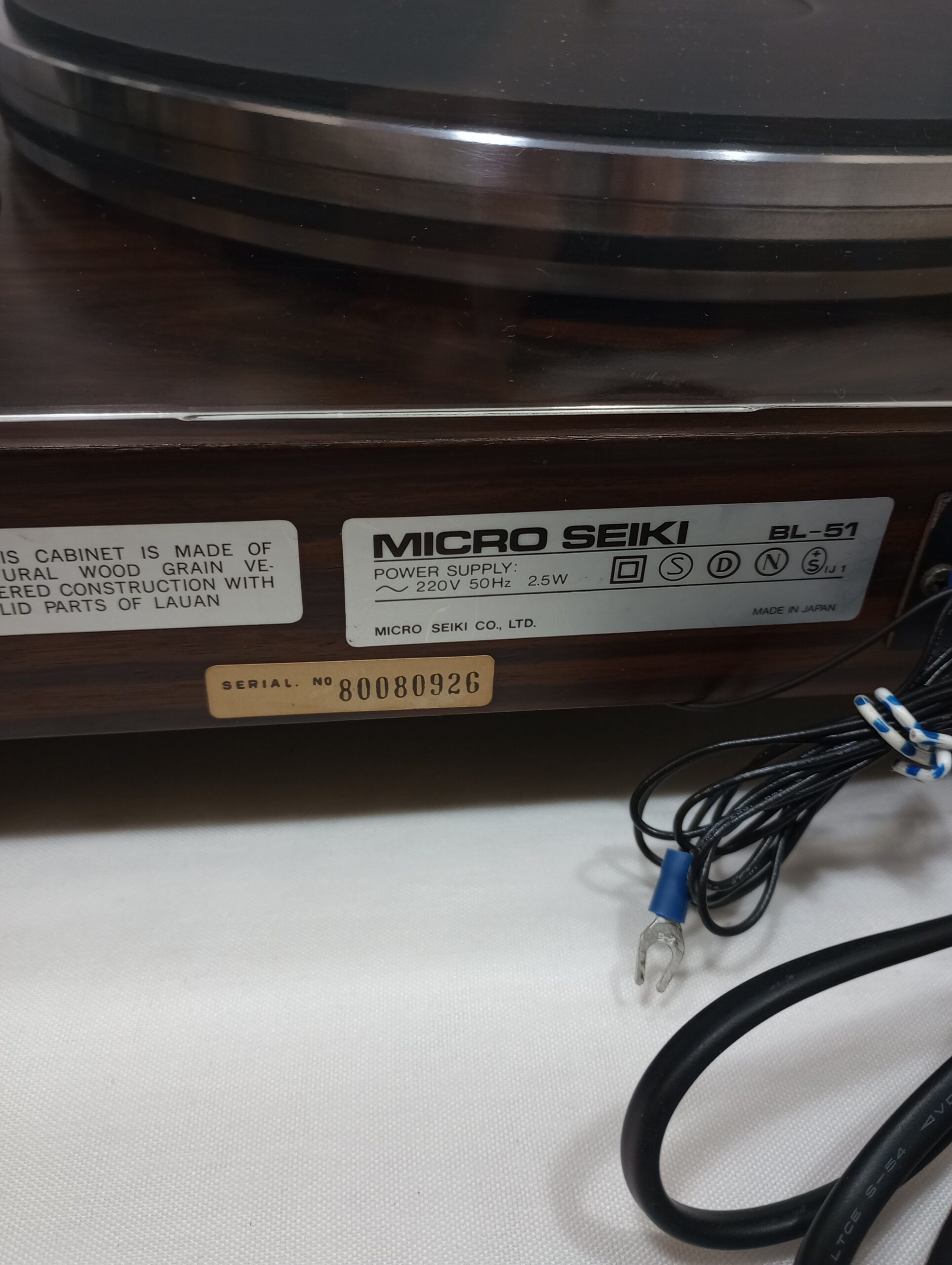 Micro-Seiki BL-51 - Afbeelding 8
